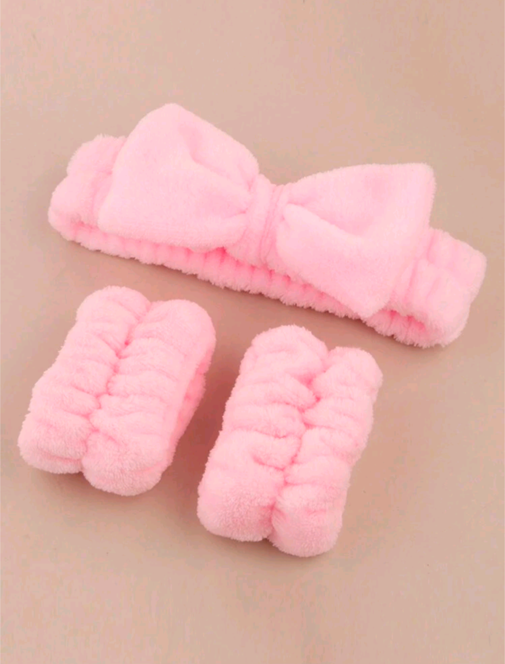 Plush Elastic Headband & Wristband