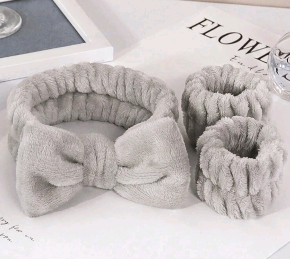 Plush Elastic Headband & Wristband