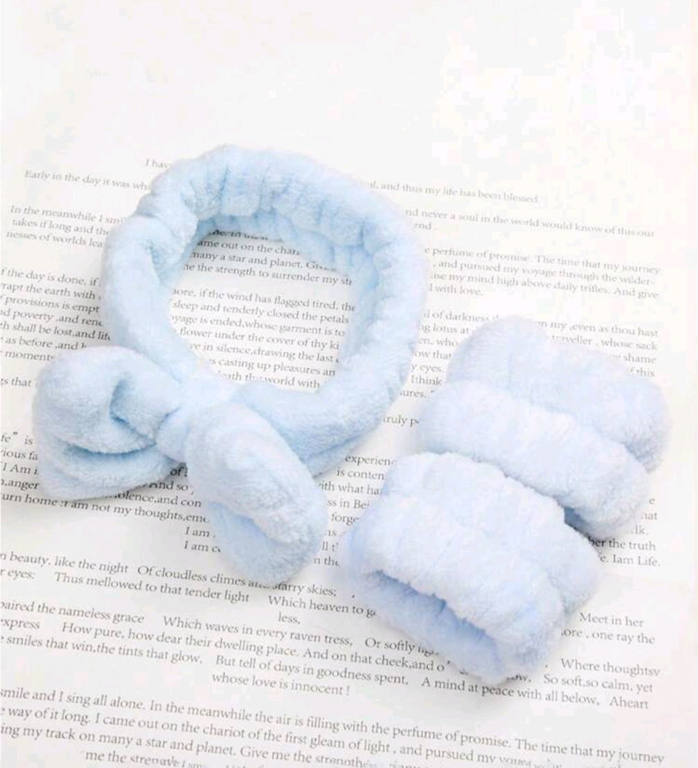 Plush Elastic Headband & Wristband