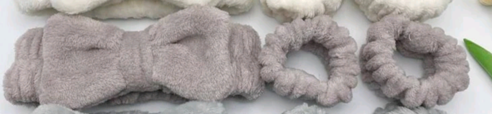 Plush Elastic Headband & Wristband
