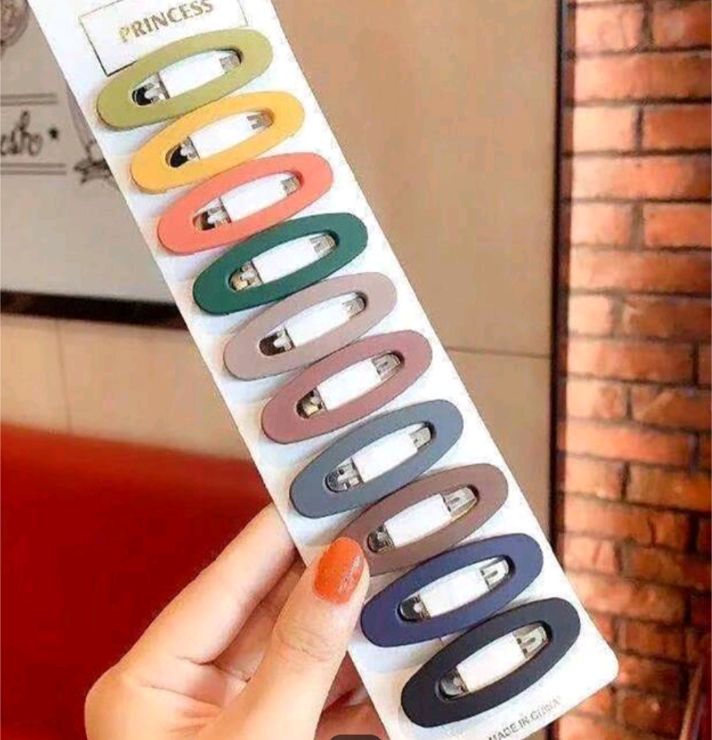 Oval Hollow Hair Clip