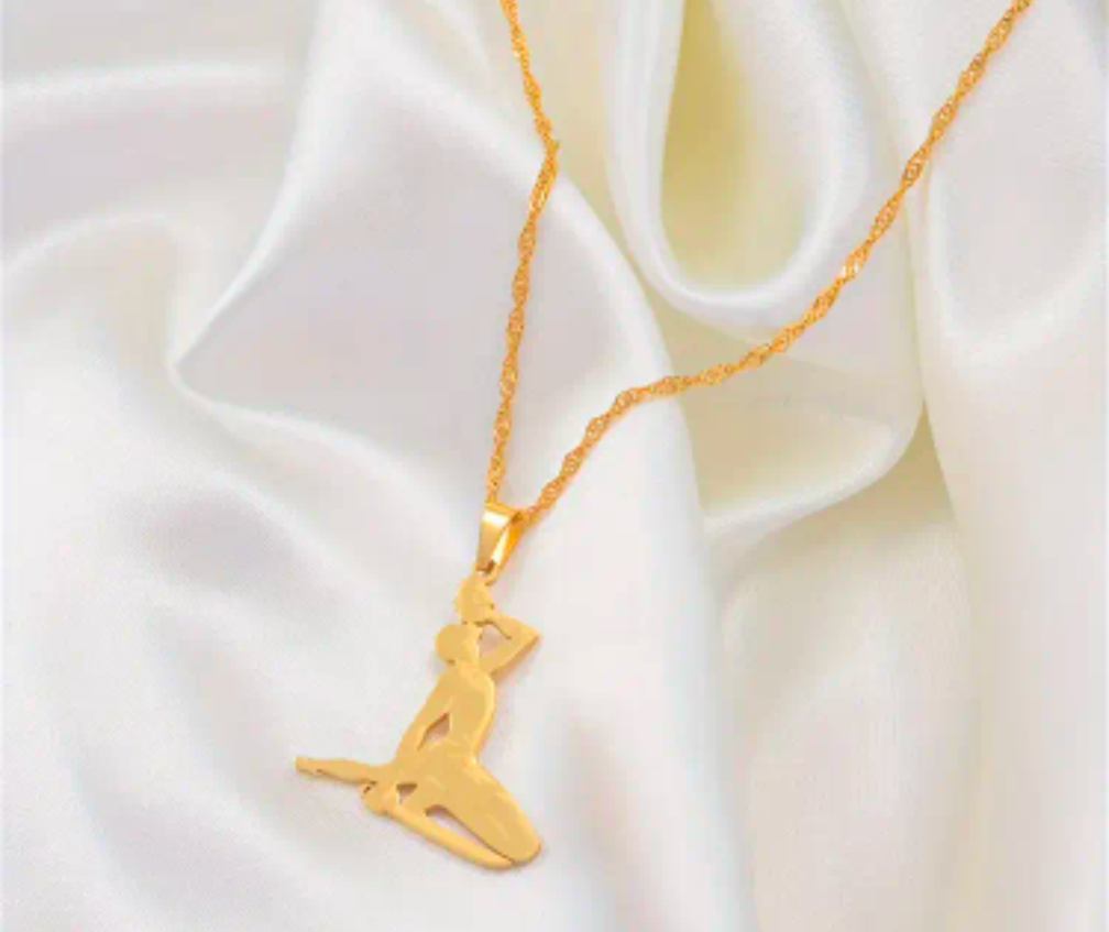Haiti Neg Maron Necklace