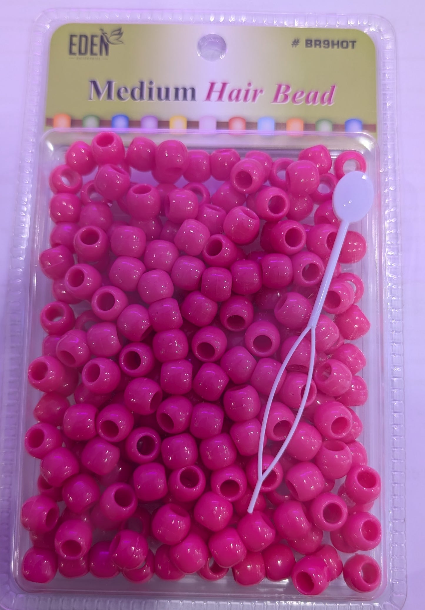 Eden Medium Hair Beads (hotpink)