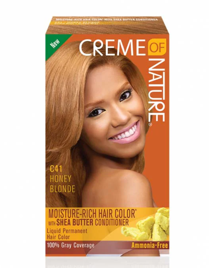 CREME OF NATURE Moisture Rich Hair Color- Honey Blonde C41