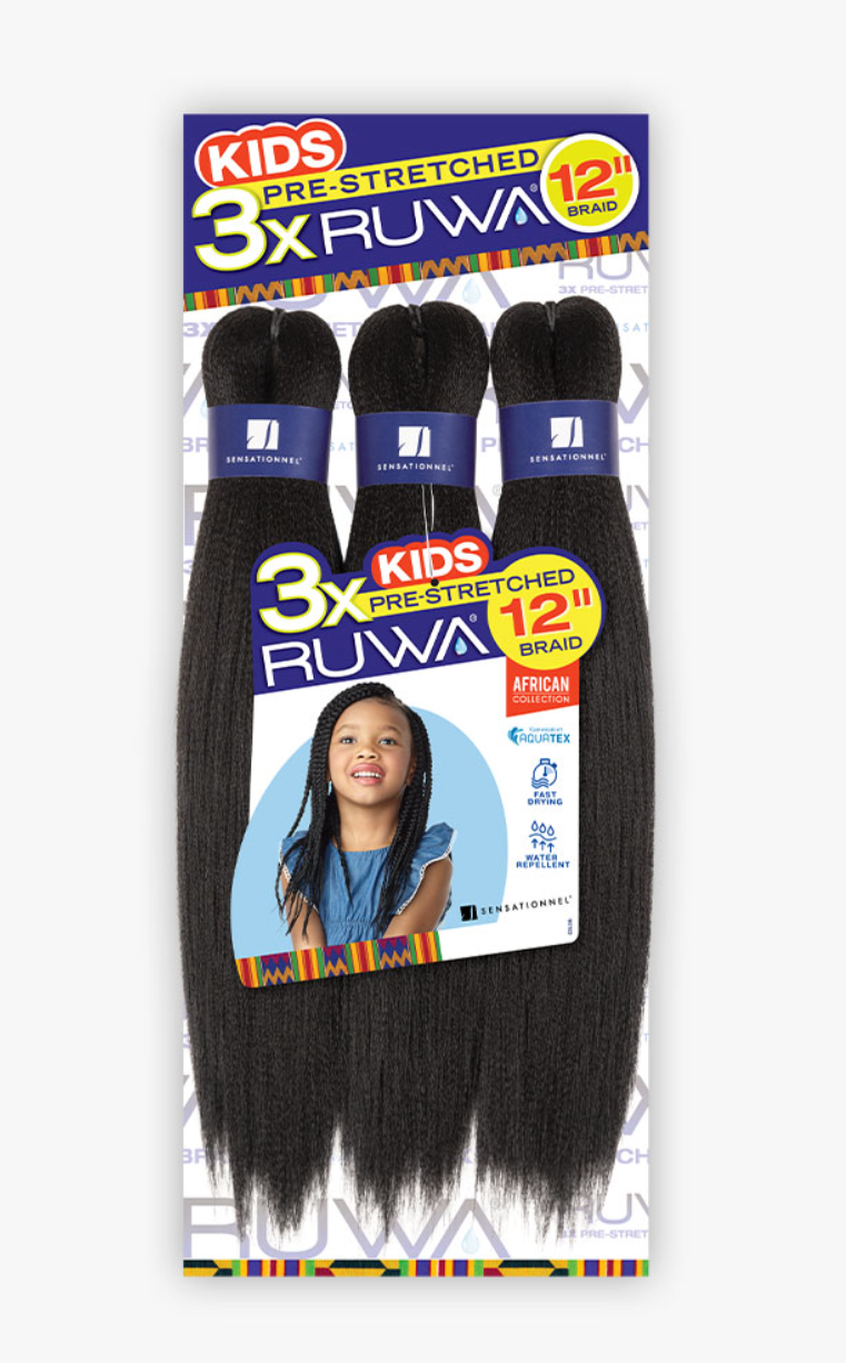 3x Kids Ruwa Braid 12