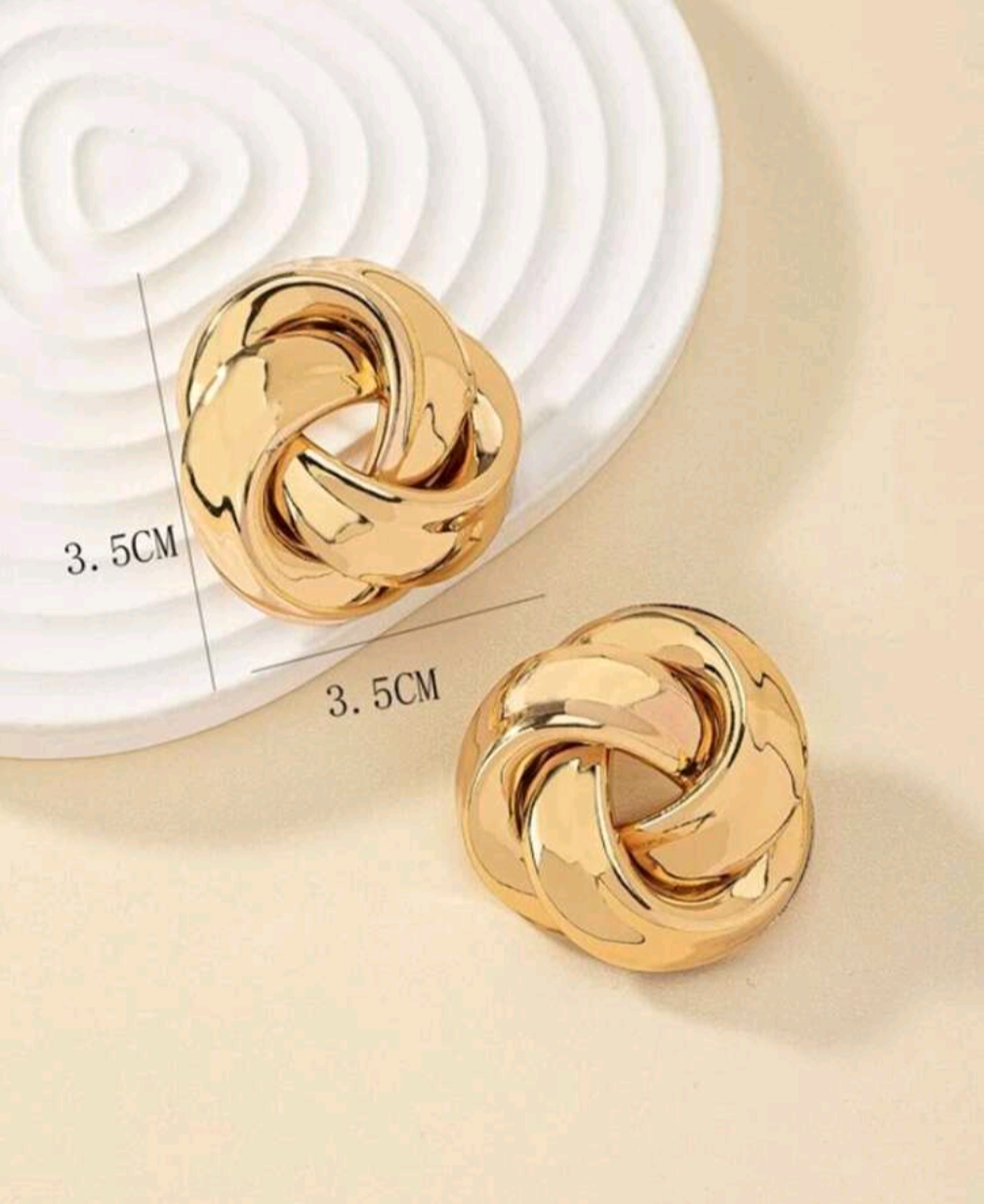 Swirl Knot earrings