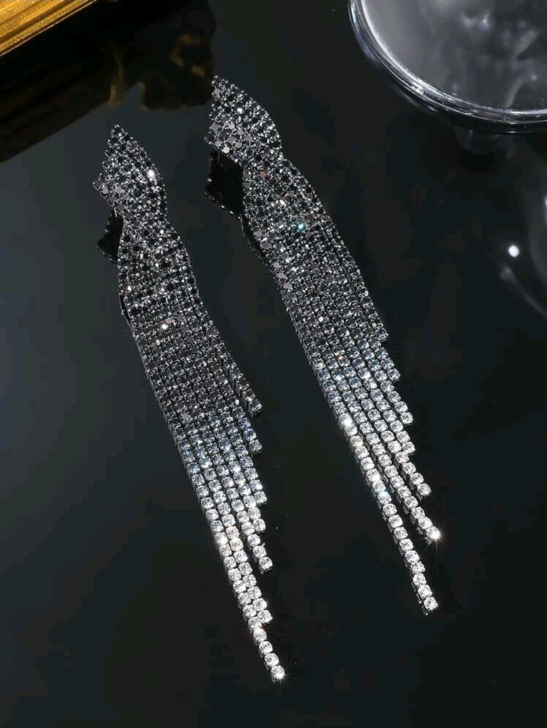 Crystal Fringe Earrings