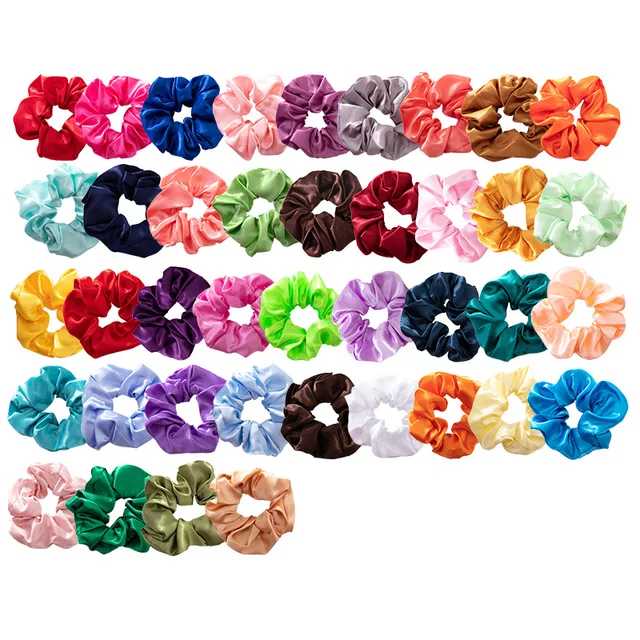 Satin Hair Scrunchies(2)
