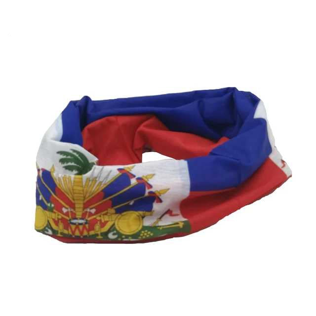 Haitian Flag Seamless Tube Bandana