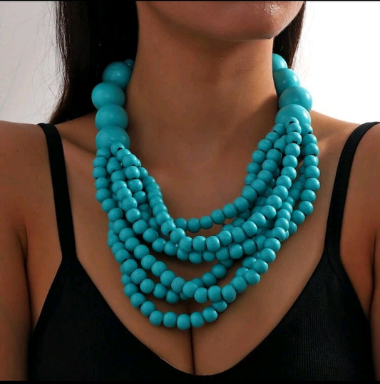 Bohemian style Beaded necklace