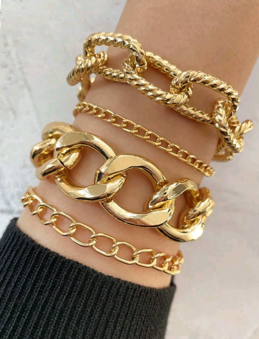 4pcs/set Chain Bracelet