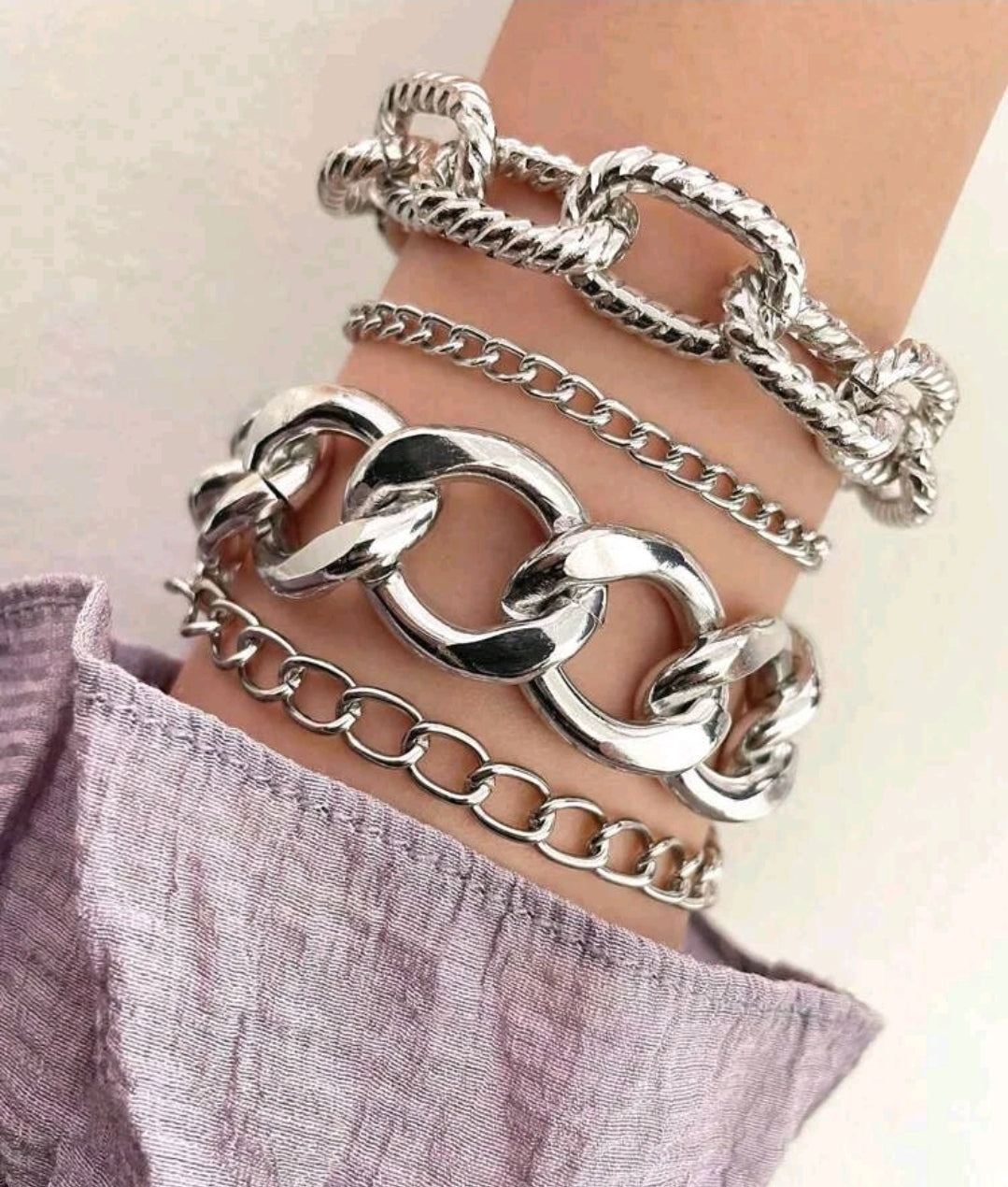 4pcs/set Chain Bracelet