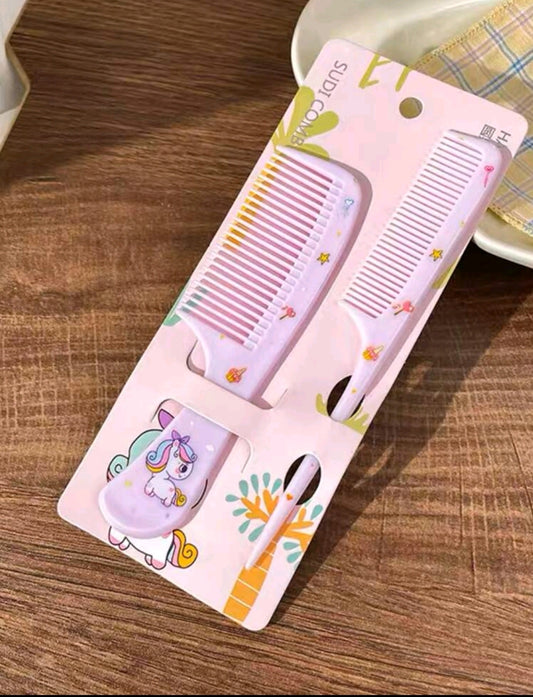 Unicorn Hair Comb Set