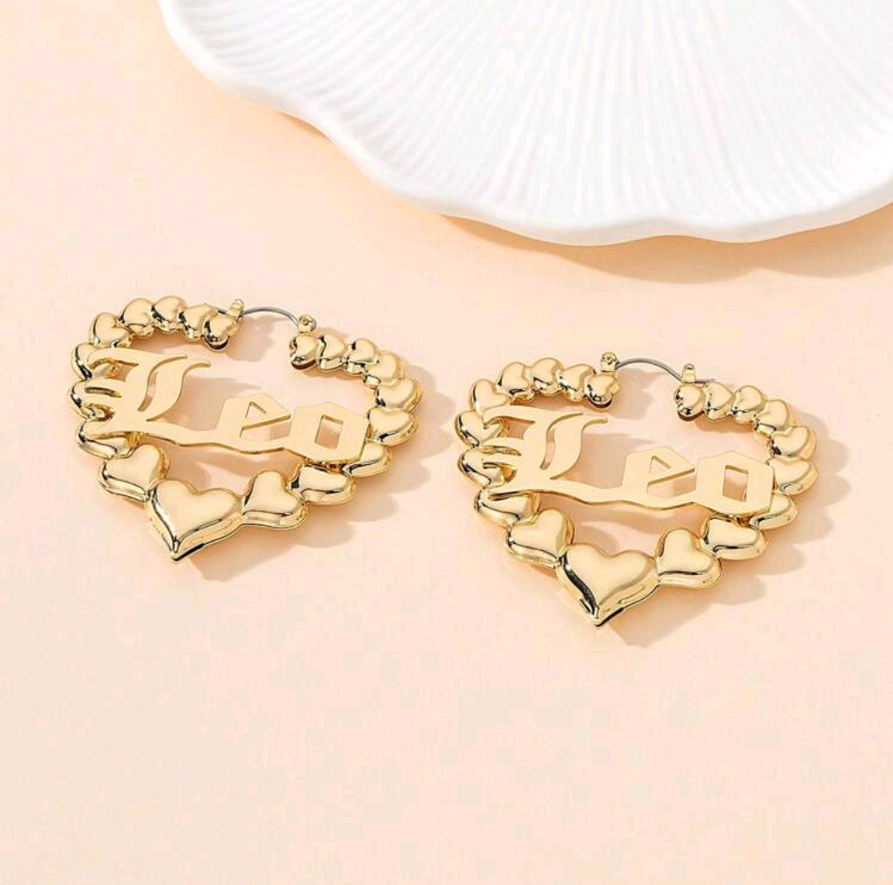 Zodiac Hoop Earrings