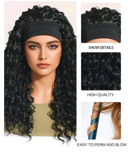 Band Curly Wig