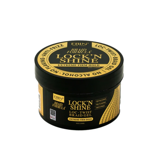 EBIN Braid Formula Lock'n Shine Gel 8 oz