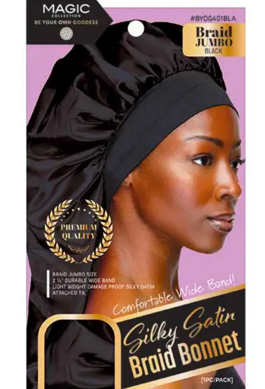 Magic Collection Silky Satin Braid Bonnet