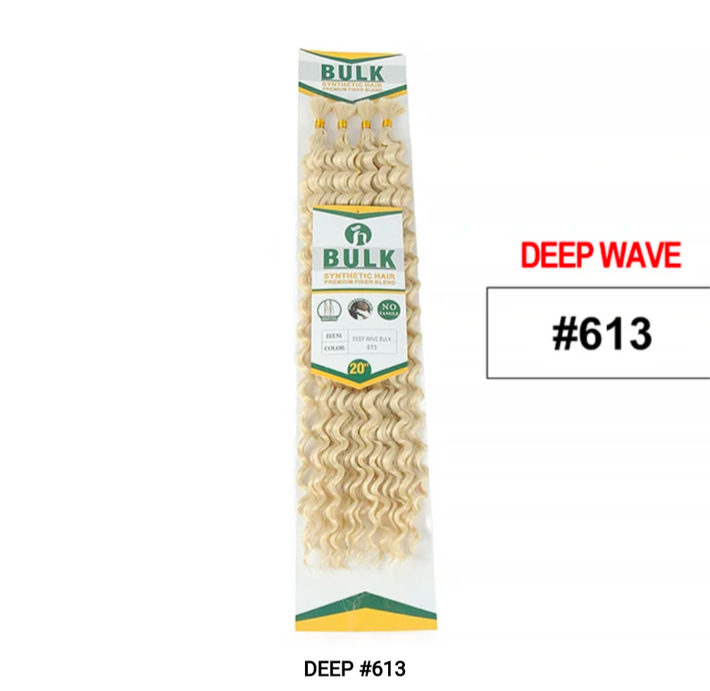 Deep Wave Bulk Synthetic Hair