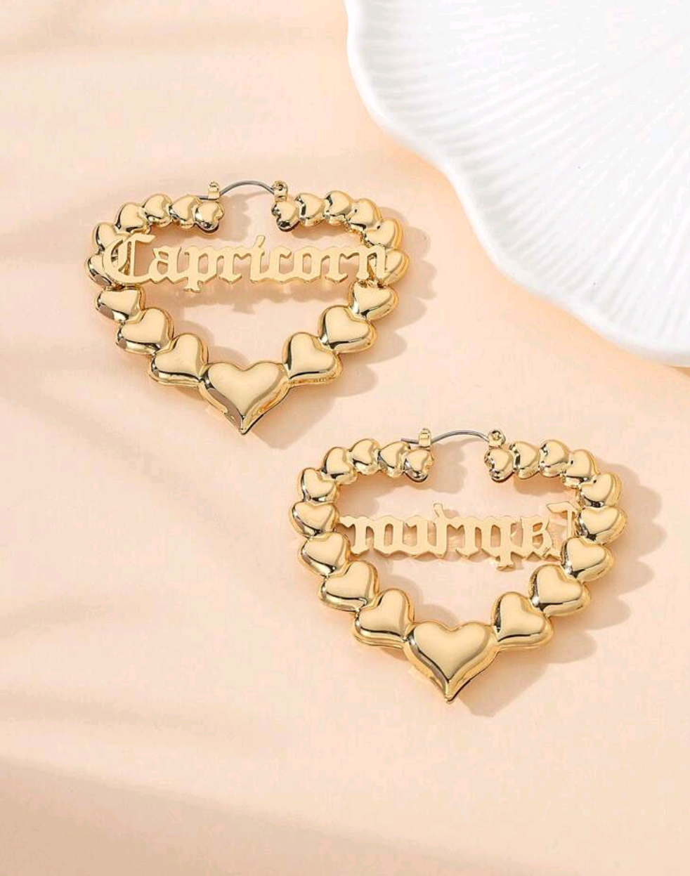Zodiac Hoop Earrings