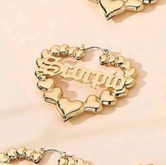 Zodiac Hoop Earrings