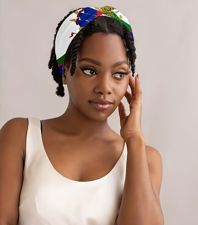 Haitian Flag Headband