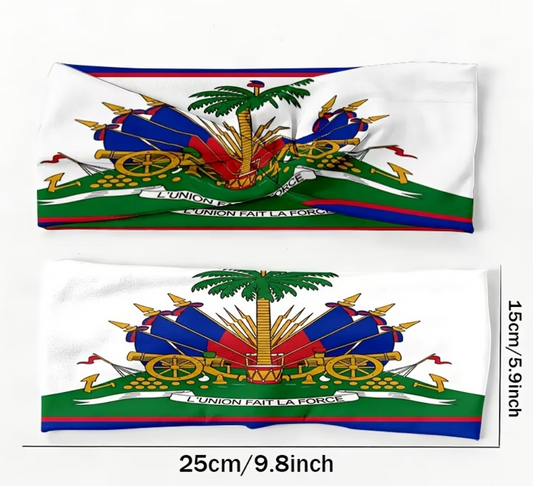 Haitian Flag Headband