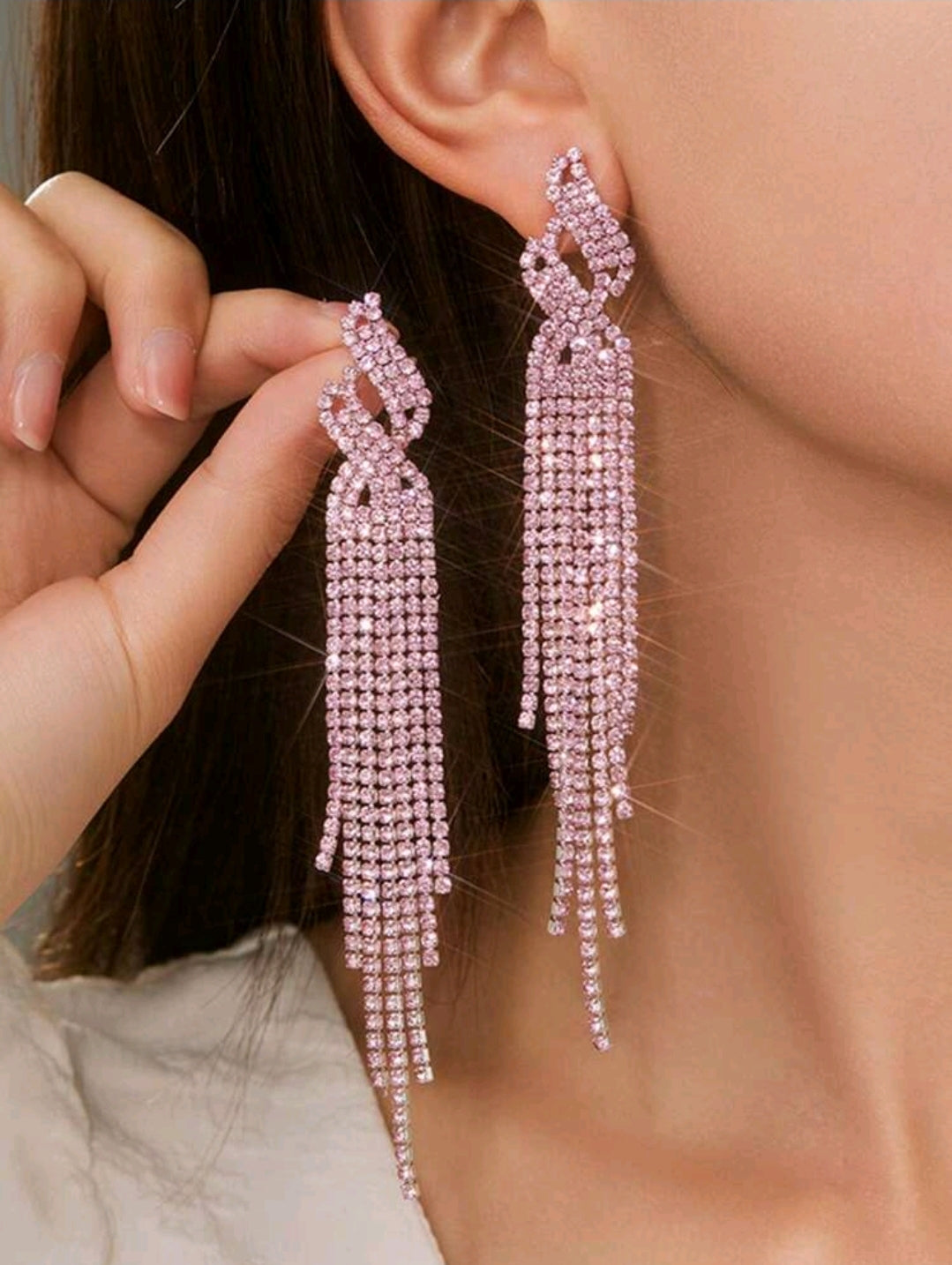 Crystal Fringe Earrings