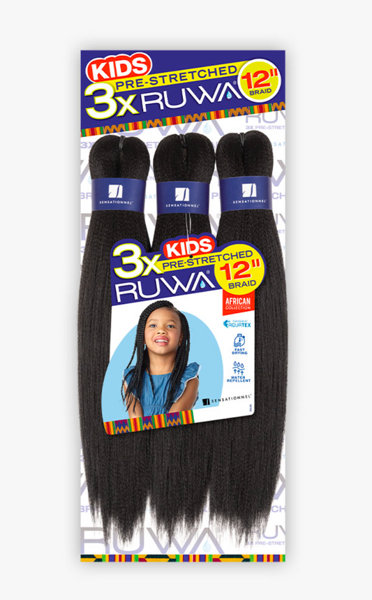 3x Kids Ruwa Braid 12