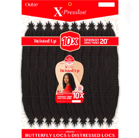 X-pression – Twisted Up – Springy Afro Twist 20″ 10x. #4