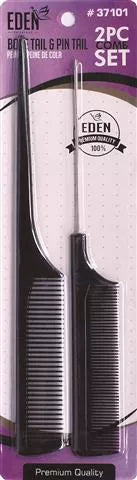 EDEN Bone Tail & Pin Tail 2pc Comb set