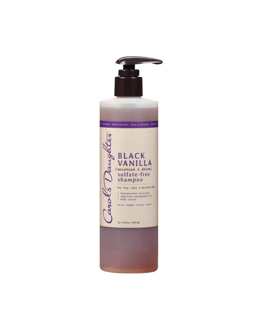 Shampoing sans sulfate Black Vanilla 12 onces