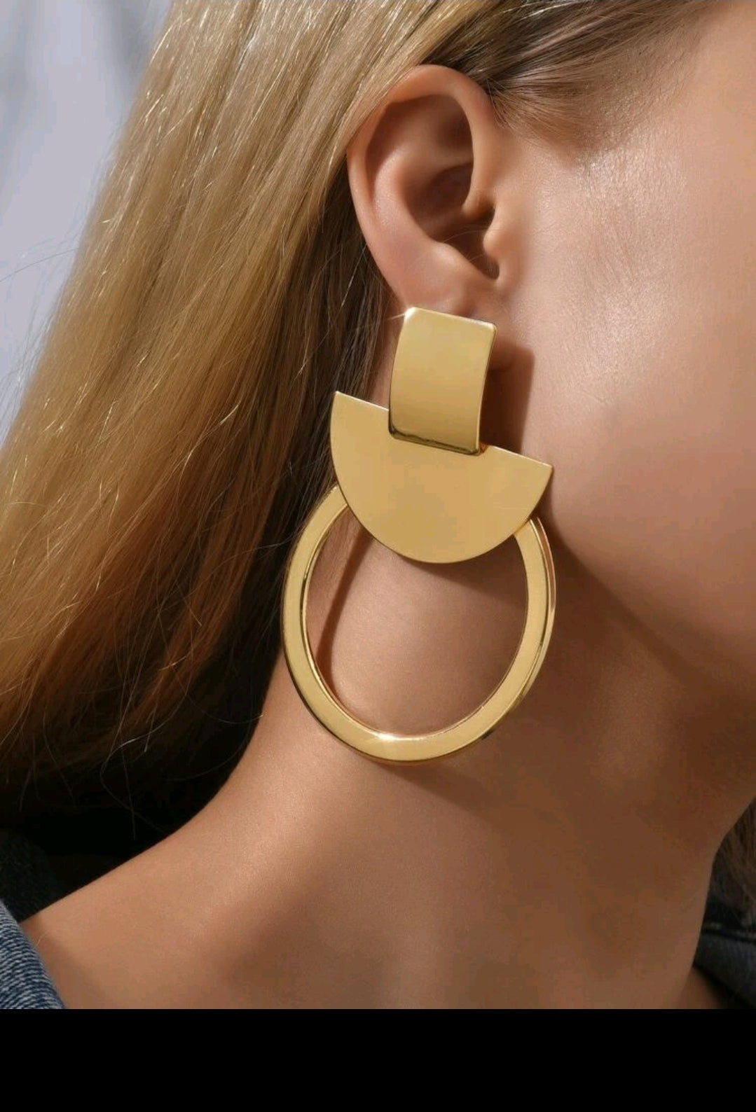 Geometric Drop Earrings