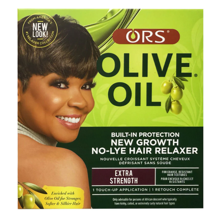 Olive Oil New Growth Relaxer Kit [Extra Strength]