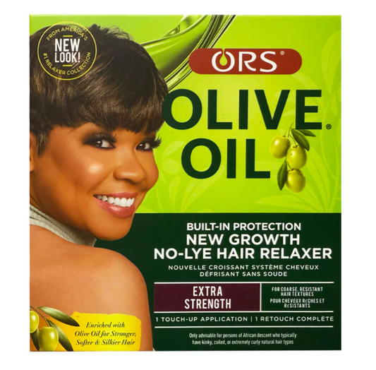 Olive Oil New Growth Relaxer Kit [Extra Strength]