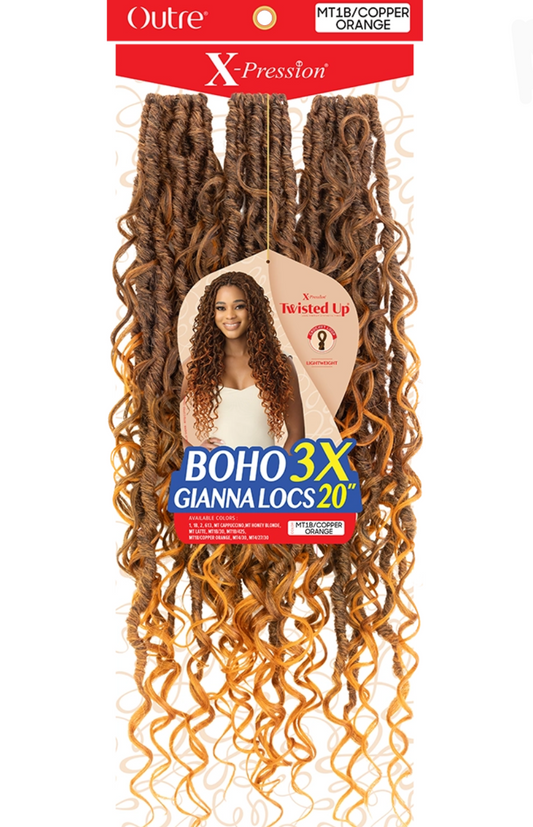 Boho Gianna Locs 20″ 3x