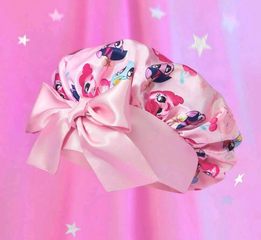 Cartoon Silk Bonnet