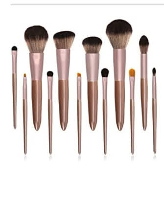 Lot de 10 pinceaux de maquillage synthétiques Kabuki/Kabuki Synthetic Makeup Brushes 10 Pack