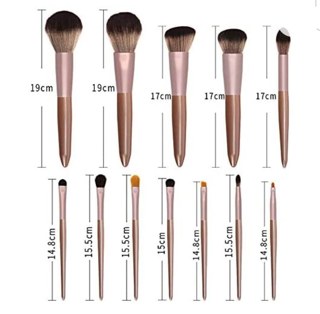 Lot de 10 pinceaux de maquillage synthétiques Kabuki/Kabuki Synthetic Makeup Brushes 10 Pack