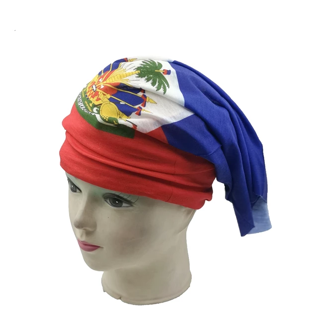 Haitian Flag Seamless Tube Bandana