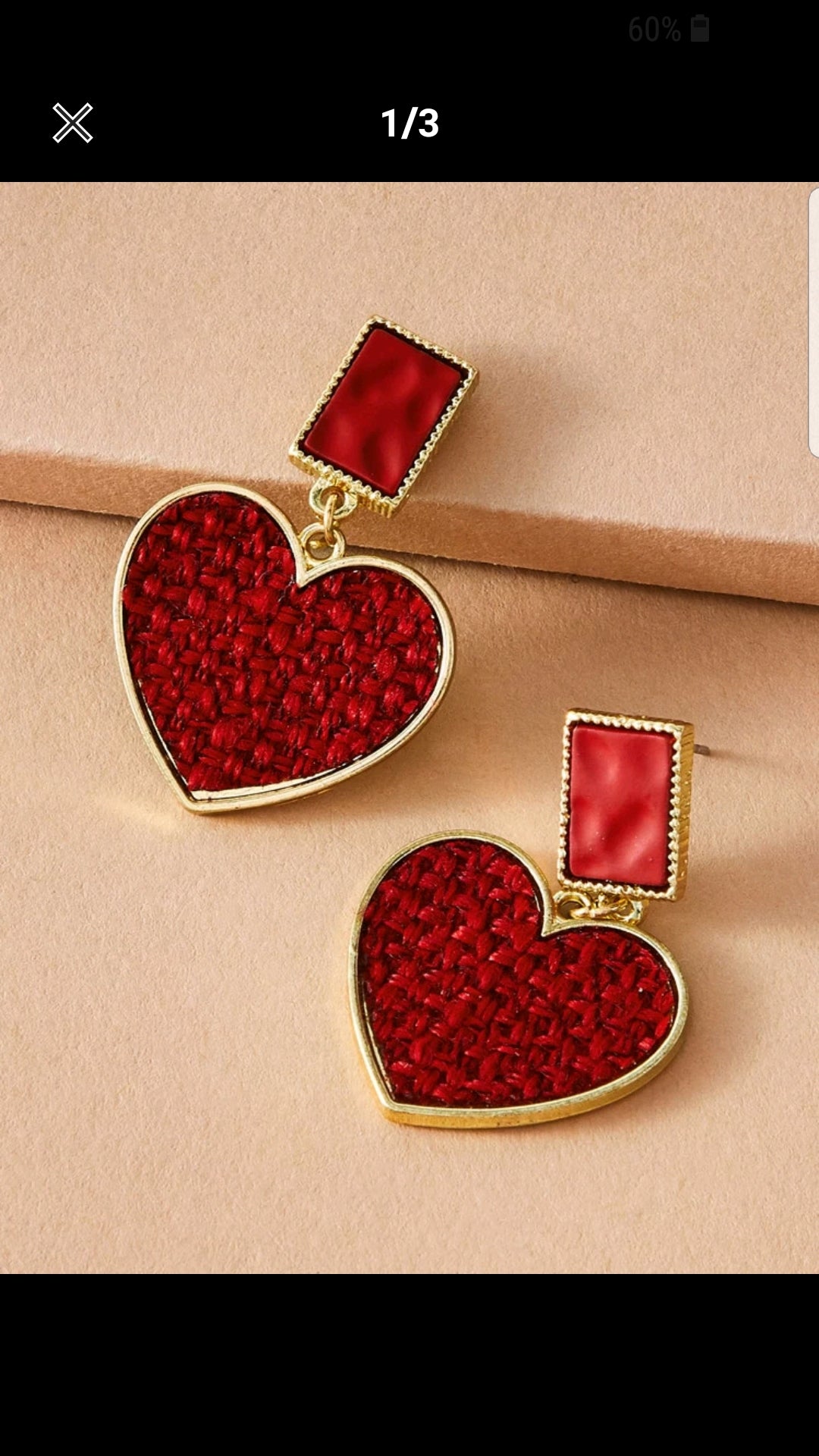 Heart earrings