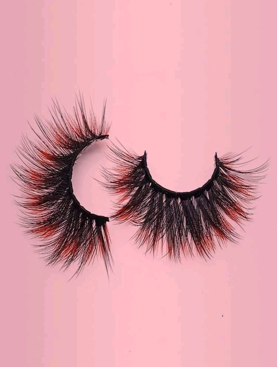 Colorful eyelashes